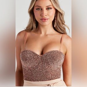 Windsor sparkle and shine bustier